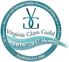 Virginia Glass
                        Guild badge